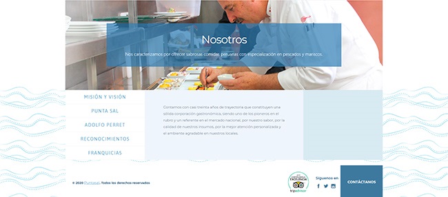 美味海鮮食品網站設計